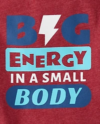 Baby And Toddler Boys Big Energy Graphic Tee