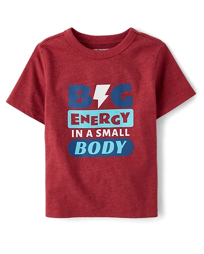 Baby And Toddler Boys Big Energy Graphic Tee