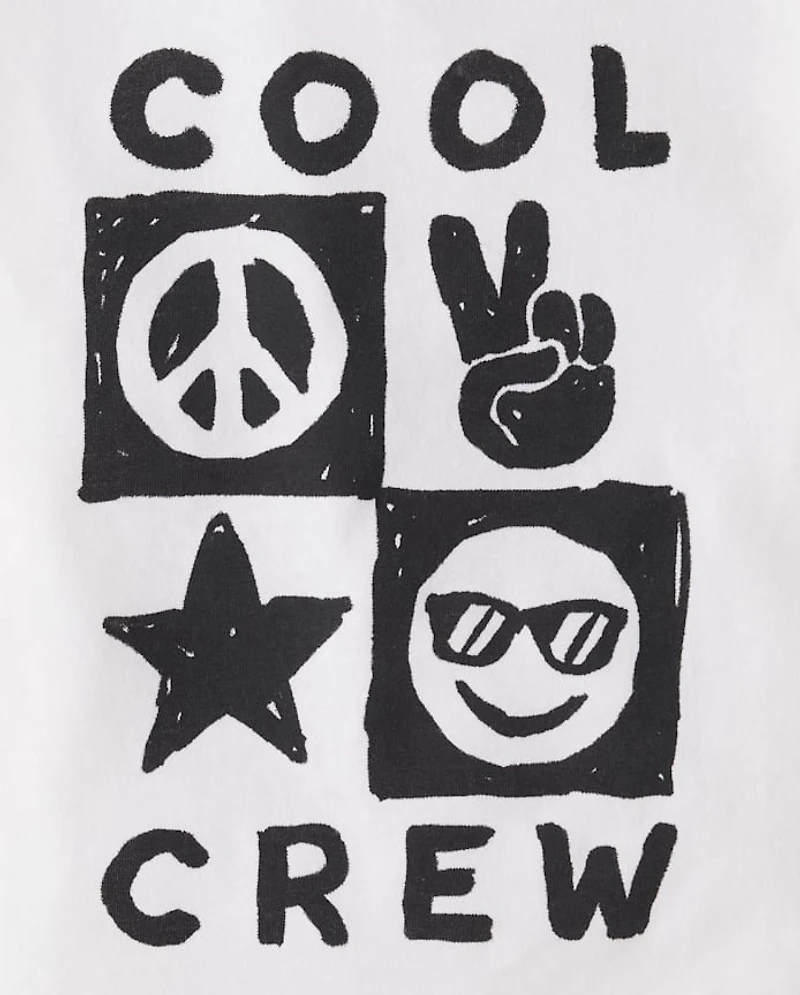 Baby And Toddler Boys Cool Crew Graphic Tee