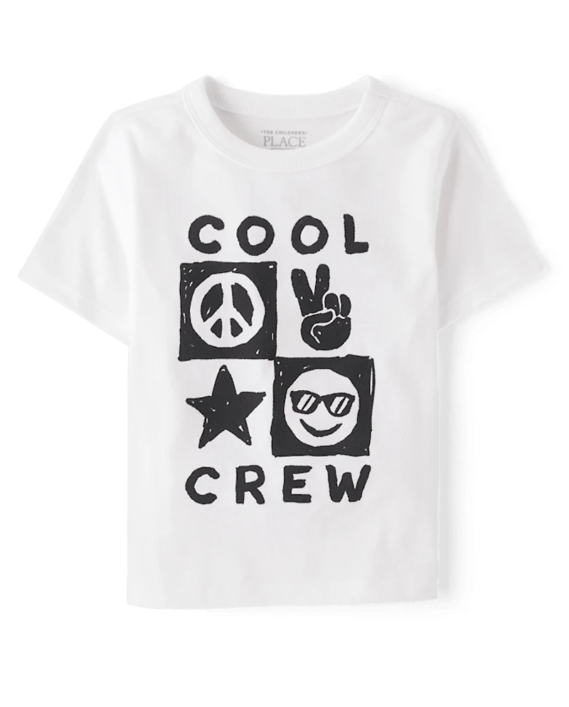 Baby And Toddler Boys Cool Crew Graphic Tee