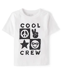 Baby And Toddler Boys Cool Crew Graphic Tee