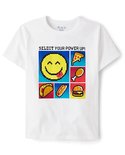 Boys Power Up Graphic Tee
