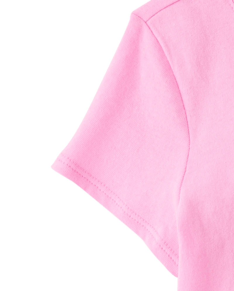 T-shirt graphique ourson bonbon pour bébés et petites filles