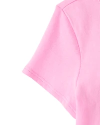 T-shirt graphique ourson bonbon pour bébés et petites filles