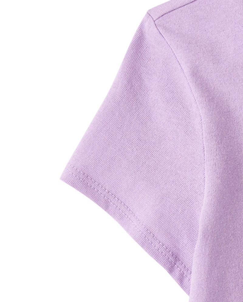 Baby And Toddler Girls Pawsitive Vibes Graphic Tee