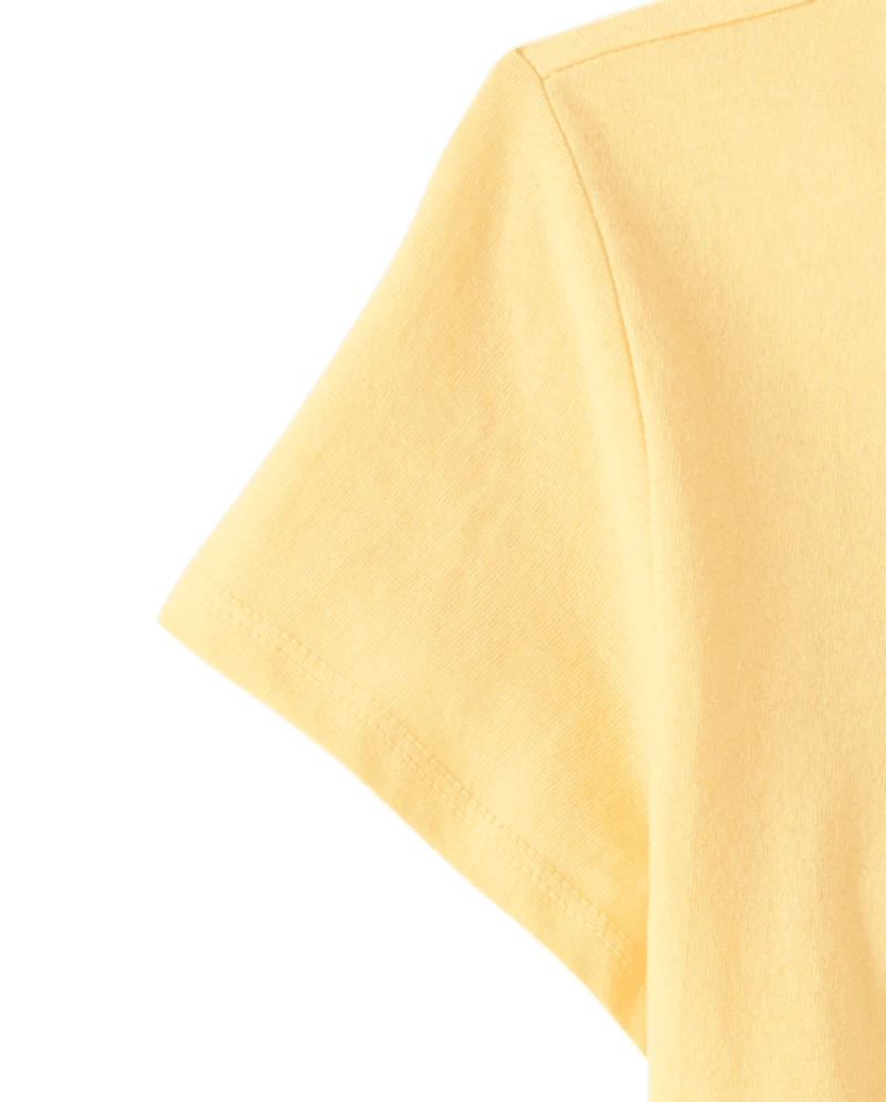 Girls Happy Capybara Graphic Tee