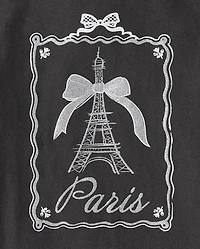 Girls Paris Graphic Tee