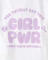 Girls Girl Power Graphic Tee
