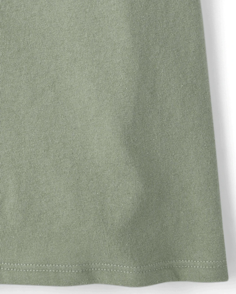 T-shirt graphique à nœud léopard pour filles