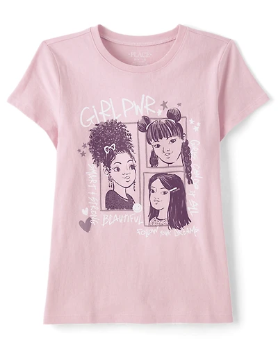 Girls Girl Power Graphic Tee
