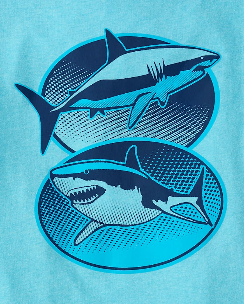Boys Sharks Graphic Tee
