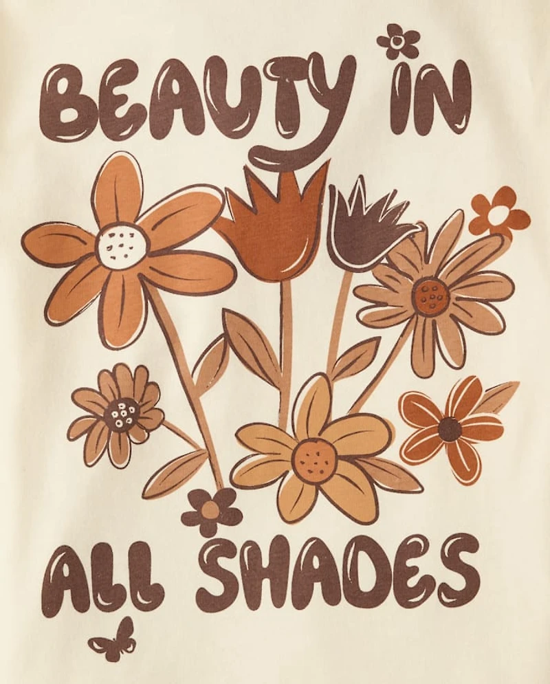Girls Beauty All Shades Graphic Tee