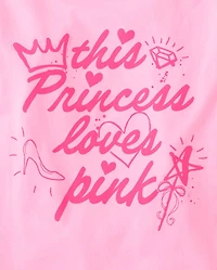 Girls Princess Graphic Tee