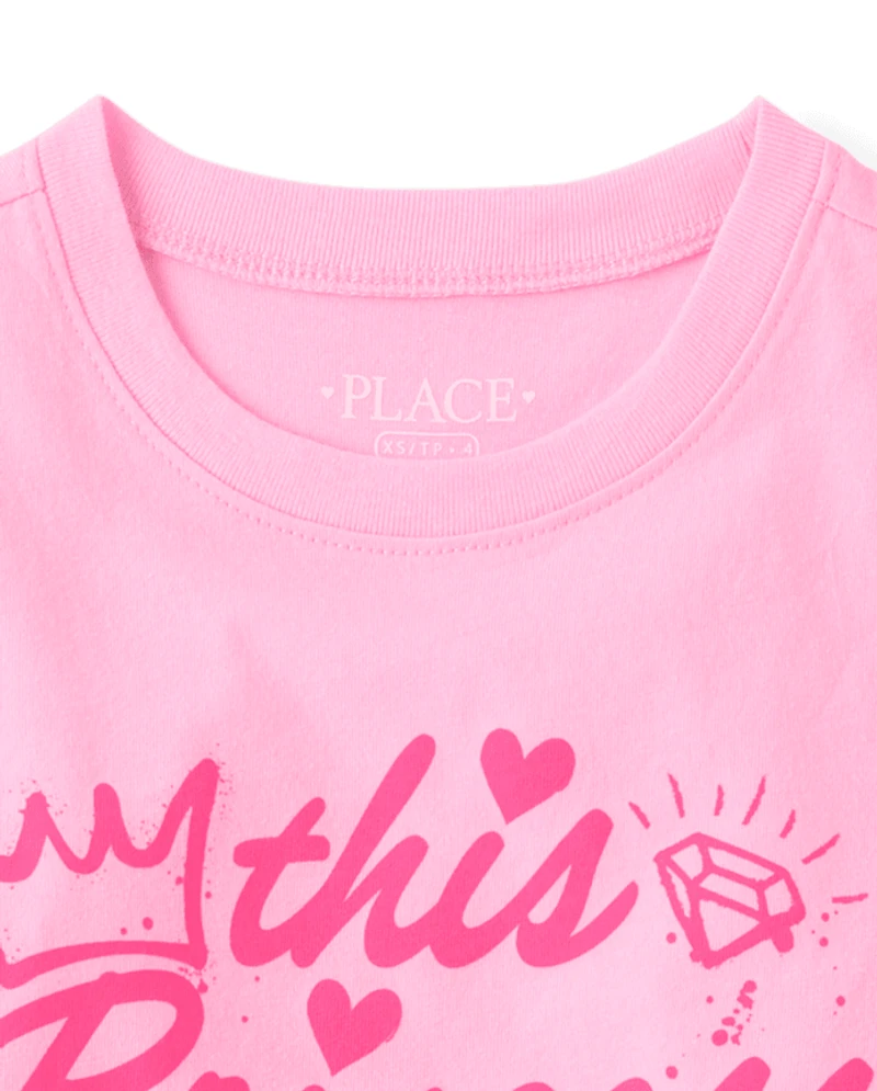 Girls Princess Graphic Tee