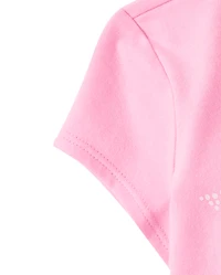 Baby And Toddler Girls Ballerina Graphic Tee