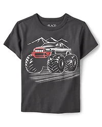 Boys Monster Truck Graphic Tee