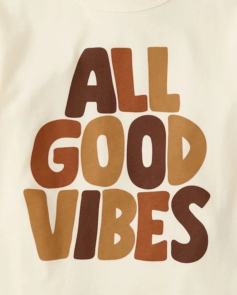 Boys All Good Vibes Graphic Tee