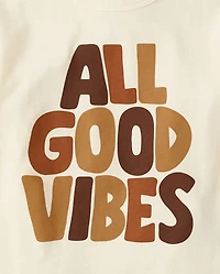 Boys All Good Vibes Graphic Tee
