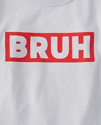Boys Bruh Graphic Tee