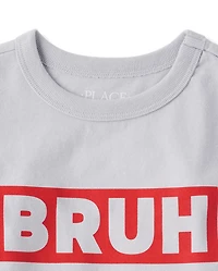Boys Bruh Graphic Tee