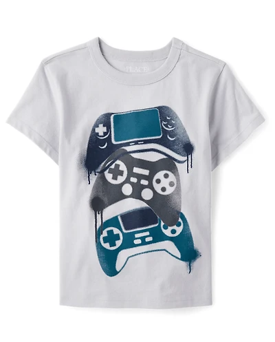 Boys Video Game Controllers Graphic Tee