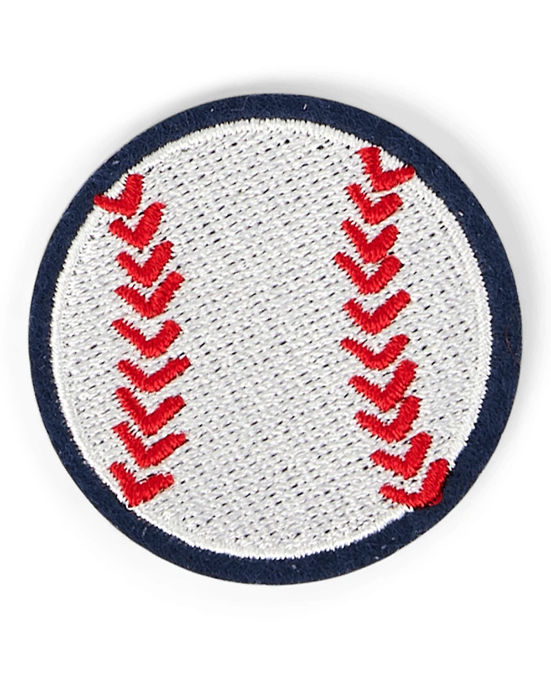 Boys Embroidered Sports Patch 4-Pack