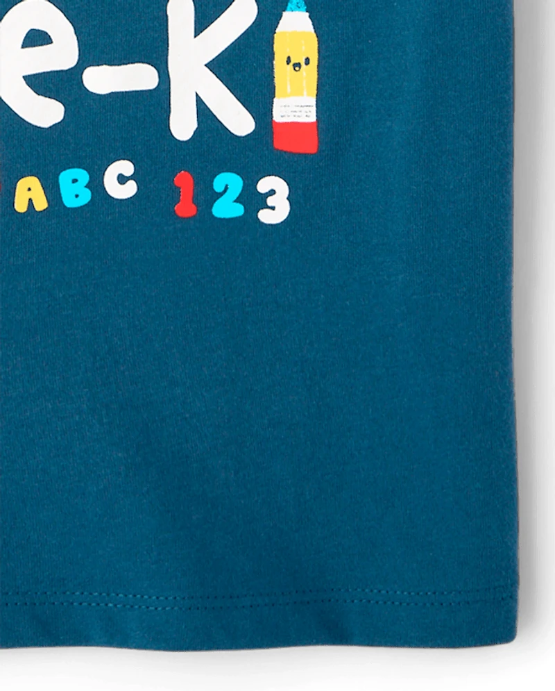 Toddler Boys School First Day Pre-K Graphic Tee