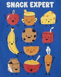 Baby And Toddler Boys Snack Expert Graphic Tee
