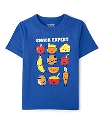 Baby And Toddler Boys Snack Expert Graphic Tee