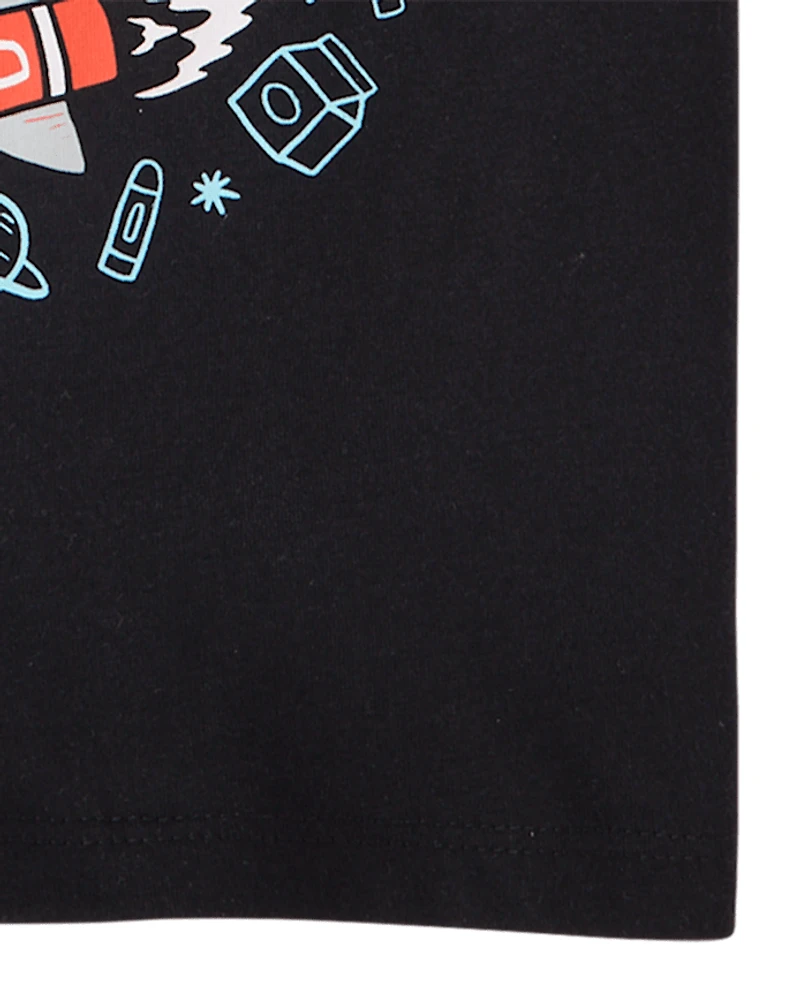 Baby And Toddler Boys School Space Graphic Tee