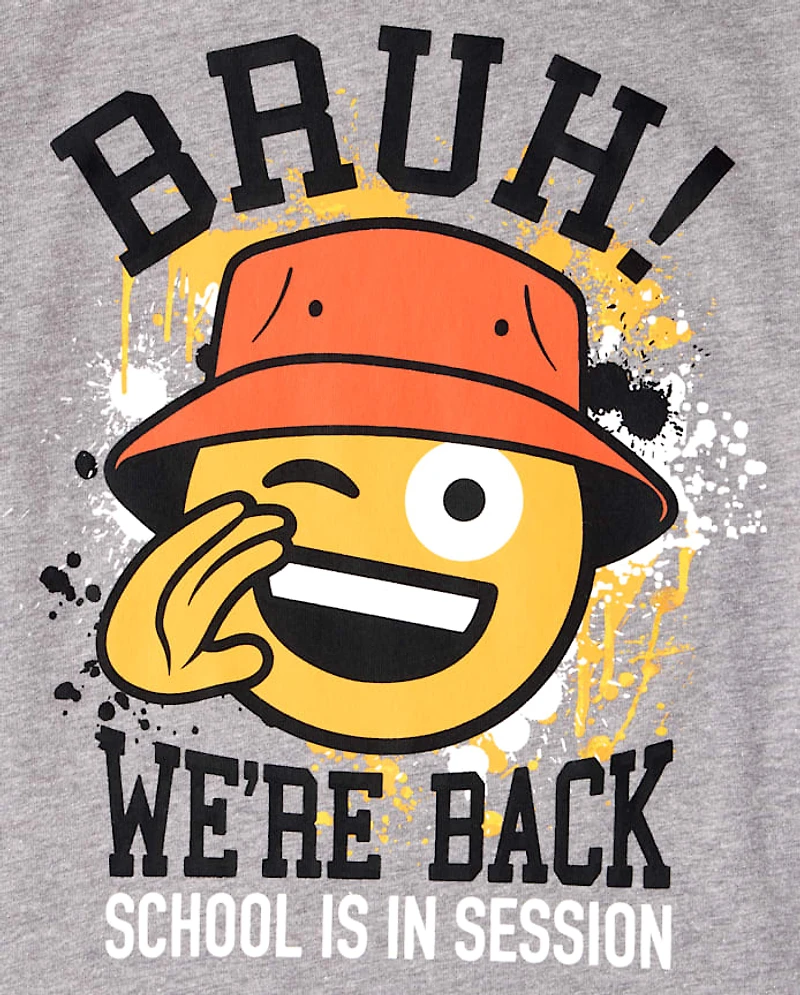 Boys School Bruh Graphic Tee