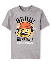 Boys School Bruh Graphic Tee