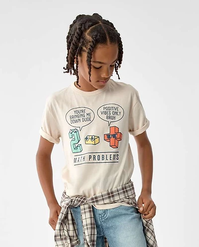 Boys School Math Problems Graphic Tee