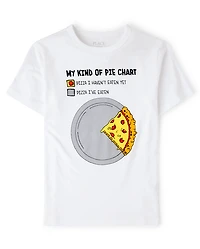 Boys Pizza Chart Graphic Tee