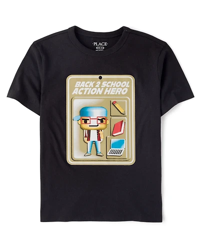 Boys School Video Game Graphic Tee