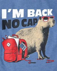 Boys School I'm Back No Cap Graphic Tee