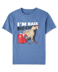 Boys School I'm Back No Cap Graphic Tee