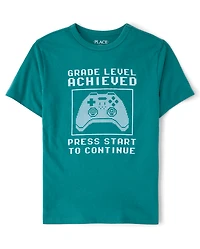 Boys School Video Game Graphic Tee