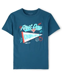 Boys School First Day Of Kindergarten Graphic Tee
