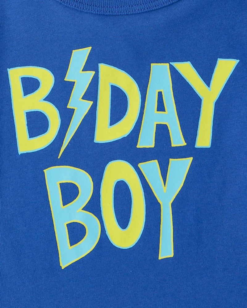 Baby And Toddler Boys B-Day Boy Graphic Tee