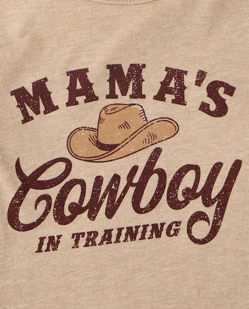 Baby And Toddler Boys Mama's Cowboy Graphic Tee