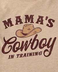 Baby And Toddler Boys Mama's Cowboy Graphic Tee