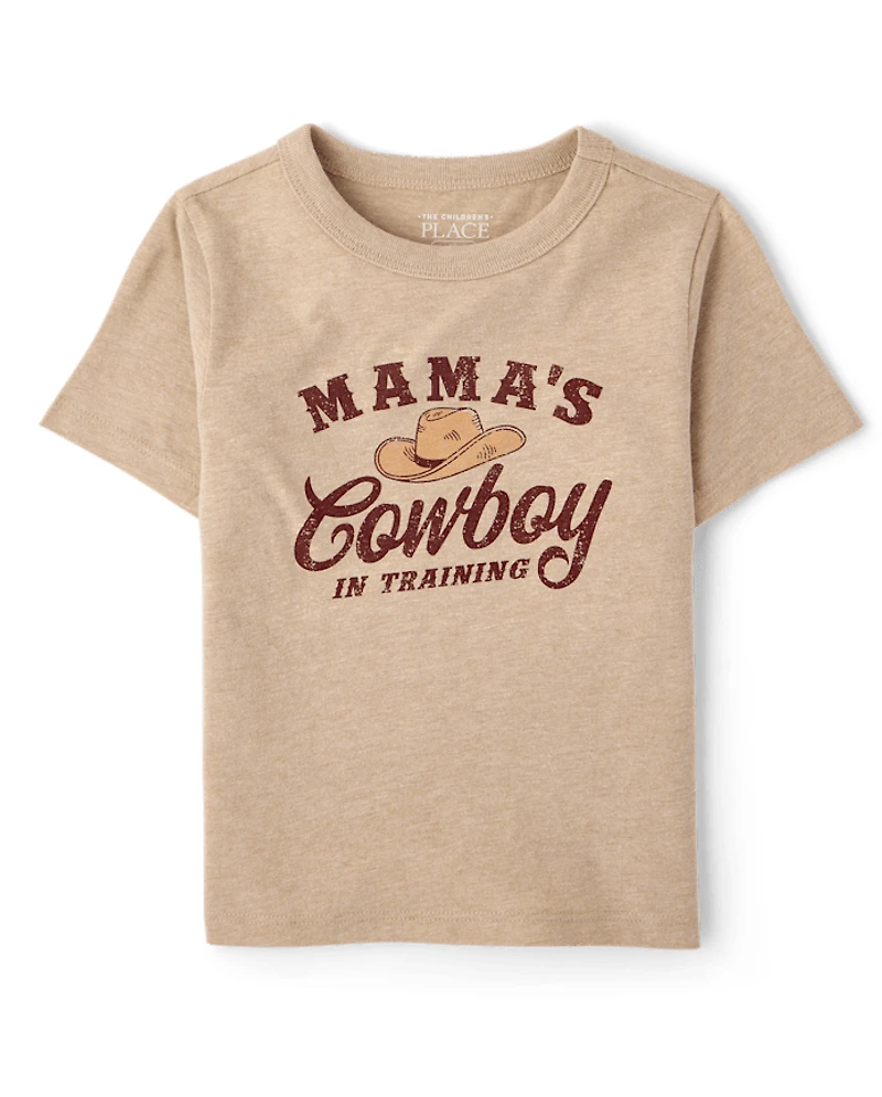 Baby And Toddler Boys Mama's Cowboy Graphic Tee