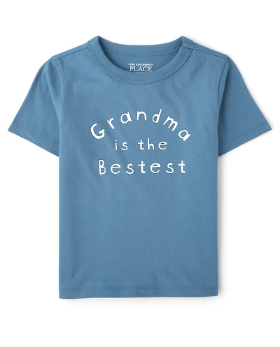Baby And Toddler Boys Grandma Graphic Tee