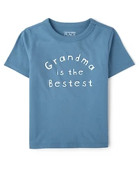 Baby And Toddler Boys Grandma Graphic Tee