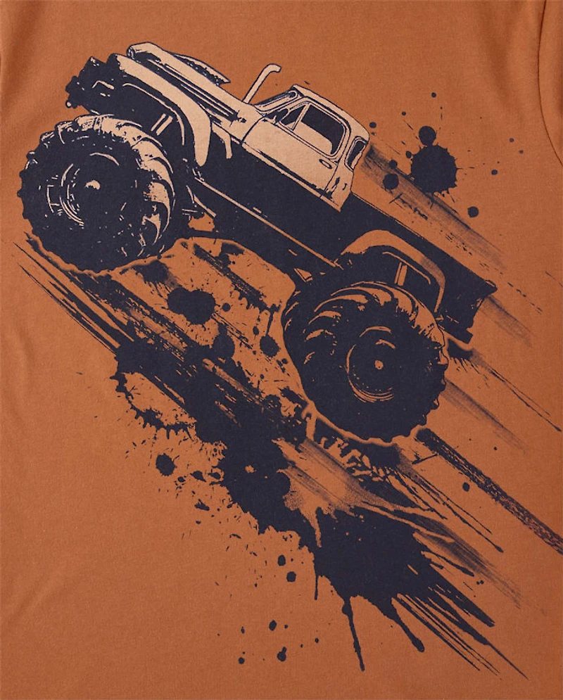 Boys Monster Truck Graphic Tee