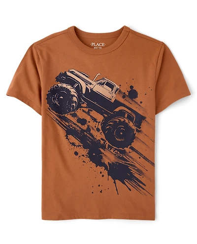 Boys Monster Truck Graphic Tee