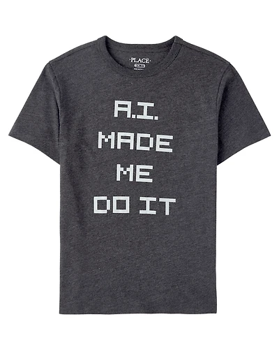 Boys A.I. Made Me Do It Graphic Tee