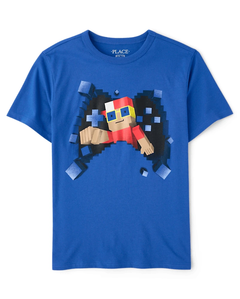 Boys Video Game Controller Graphic Tee
