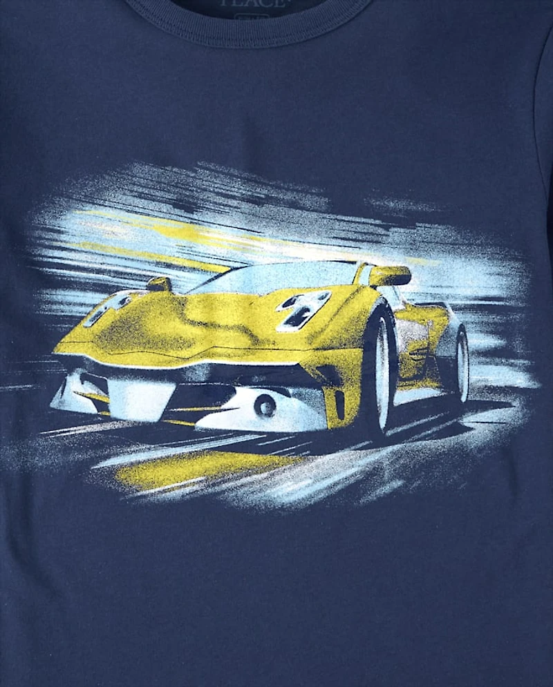 Boys Racecar Graphic Tee